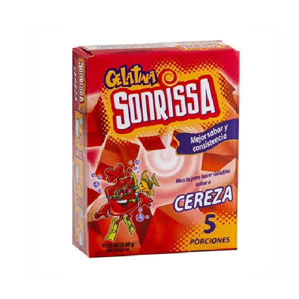 gelatinasonrisacereza66gr