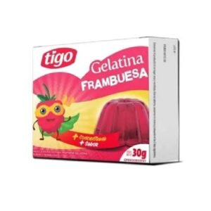 Gelatina Tigo Frambuesa 30 Gr