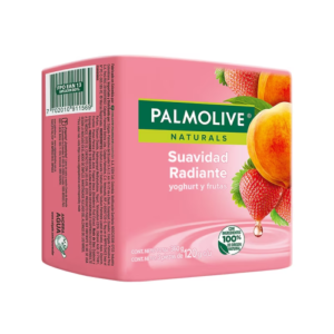 Jabon de Tocador Palmolive Yogourt y Frutas (3 Unidades)