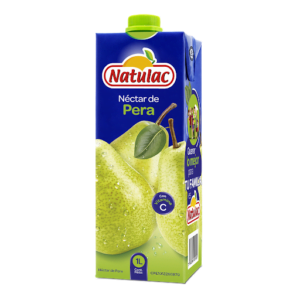 Jugo De Pera Natulac Larga Duracion 1 Lt
