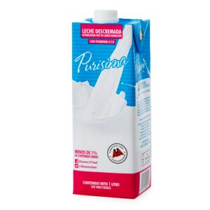 Leche Descremada UHT Liquida Purisima 1Lt