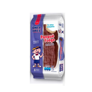 Ponque Fudge  Once Once 510 Gr (6 Unidades)