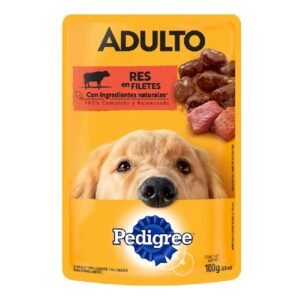 Alimento para Perros Pedigree Adultos Sabor Carne Sachet 100 Gr
